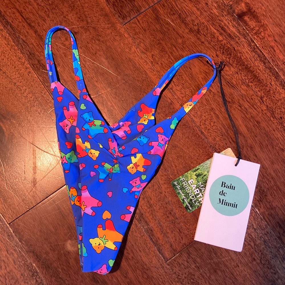 NWT Bain de Minuit Joey ‘Space Bears’ Swim Bottom Size M